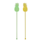 Pineapple Plastic Swizzle Sticks by Ashland&#xAE;, 12ct.